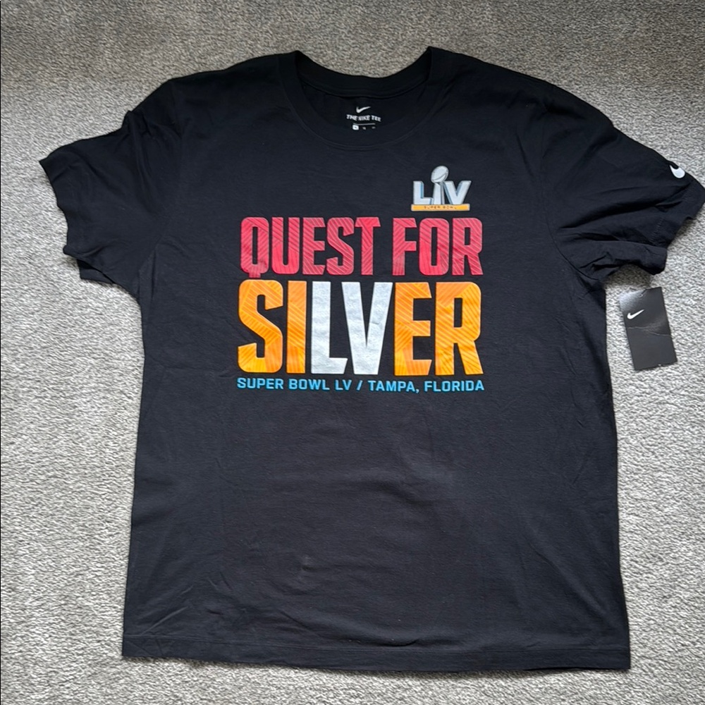 Nike Men's Black Super Bowl LV shirt